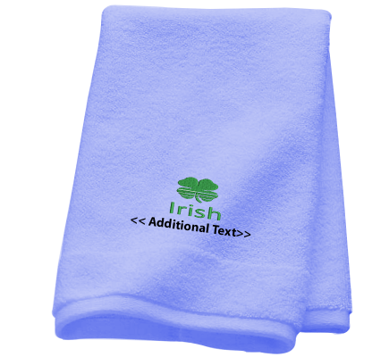 Personalised Irish Seasonal Towels Terry Cotton Towel